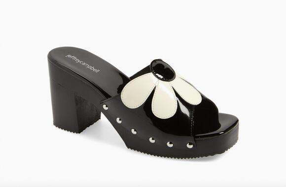 JEFFREY CAMPBELL Shoes - NEW JEFFREY CAMPBELL women's amiah sandals in black & white